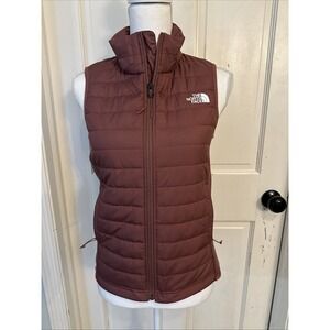 North‎ Face Womens Puffer Vest Wild Ginger Size XSmall
